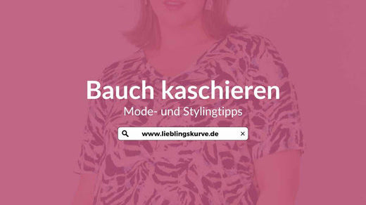 Bauch kaschieren: Mode für mollige Frauen mit Bauch