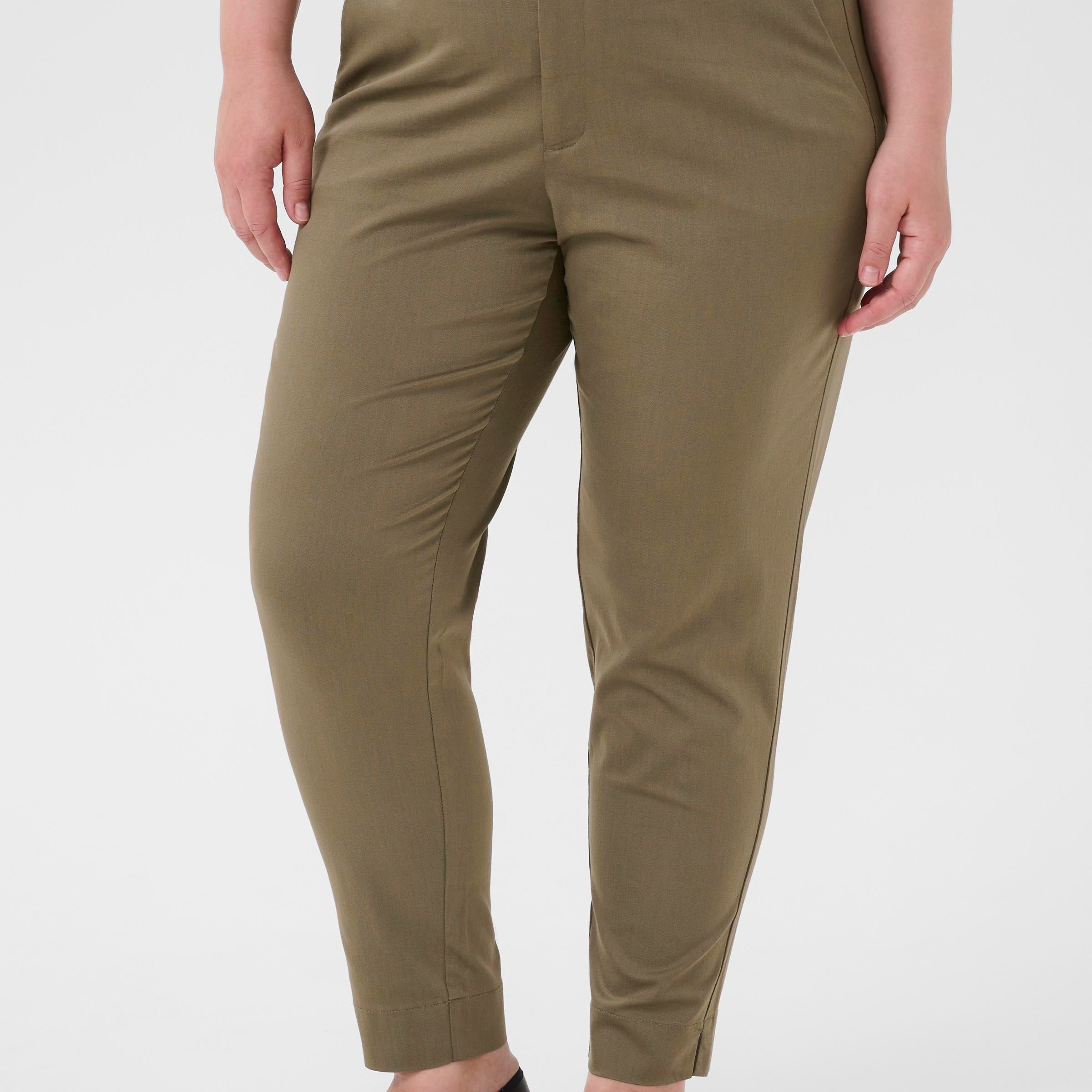 Plus Size Hose in Khaki-Oliv