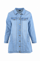 Jeansjacke Plus Size lang, Gozzip, Lieblingskurve