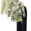 Shop the Look Plus Size Frühling Jacke Blouson Wideleg Hose Shirt