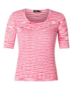 Yesta Jindra pink-weiss Shirt Freisteller bei Lieblingskurve bestellen