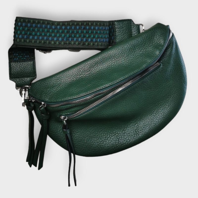 Crossbody Bag, dunkelgrün 