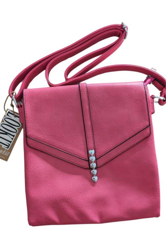 Handtasche, Umhängetasche in 3 Farben - pink 